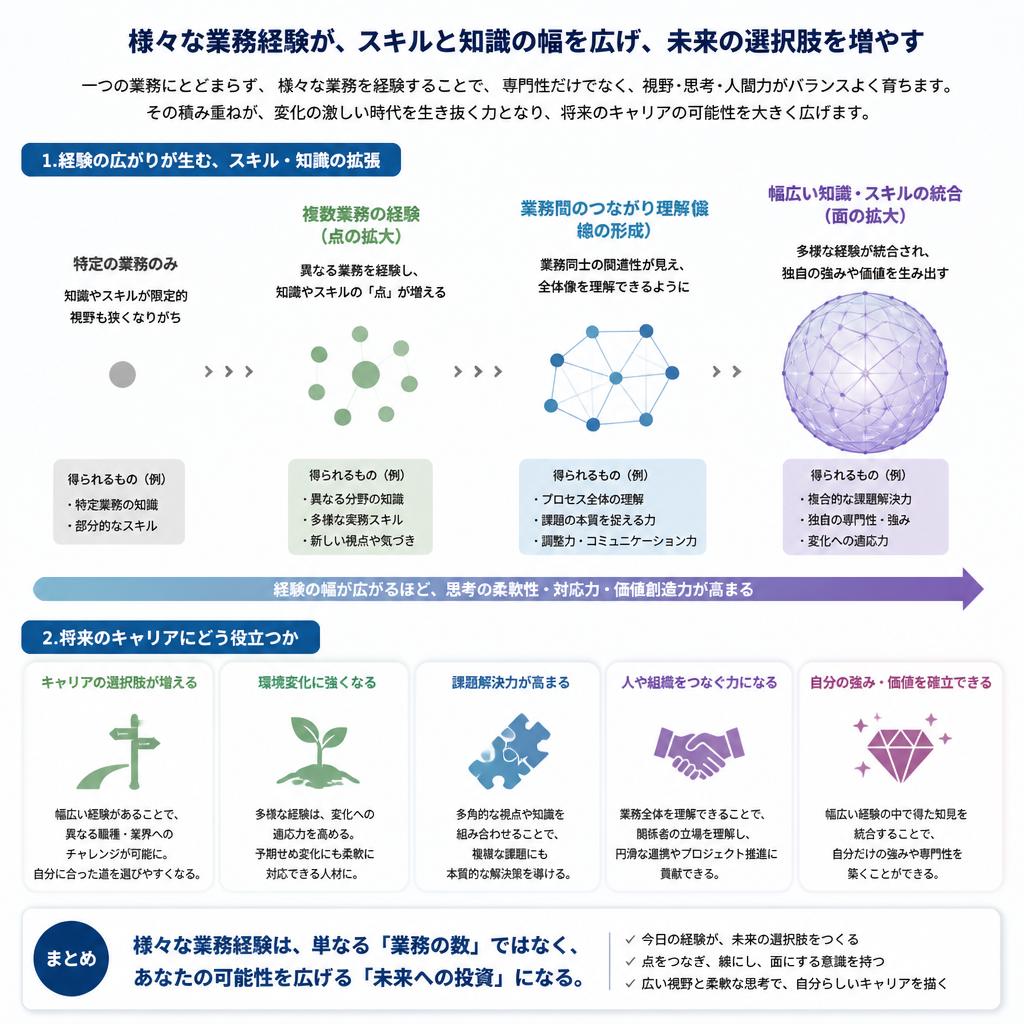 4. 多様な製造経験を積むメリット