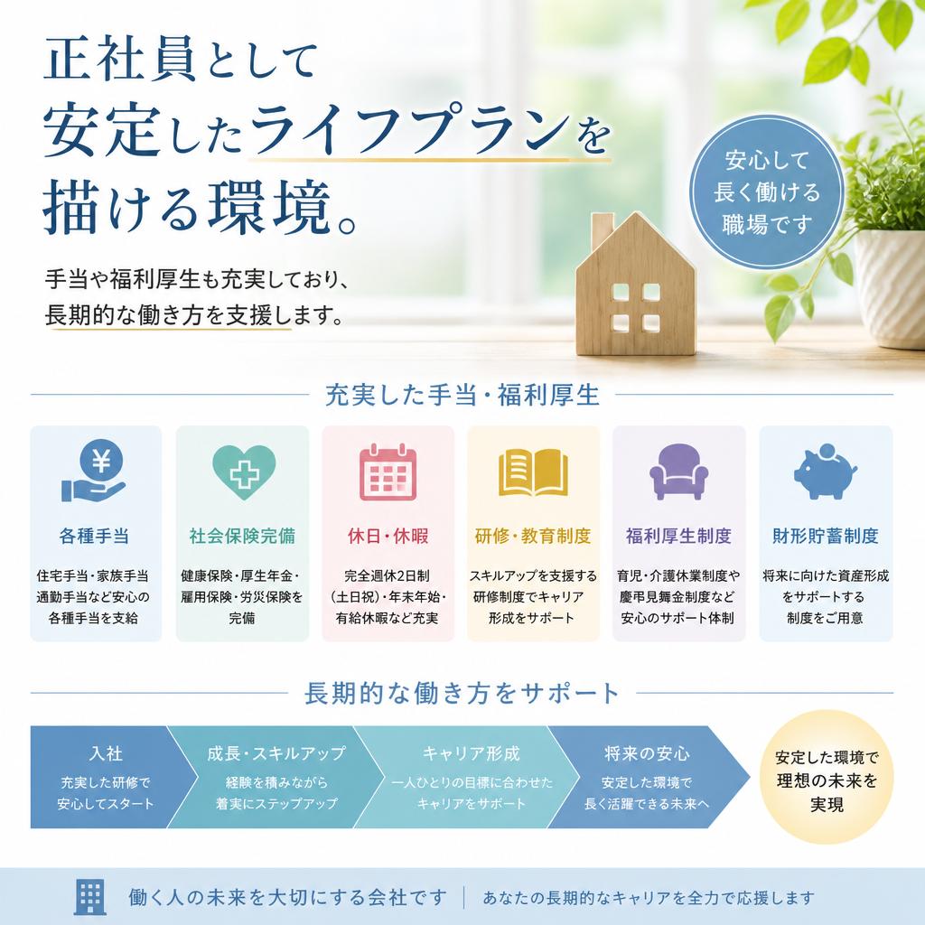 安定した雇用形態