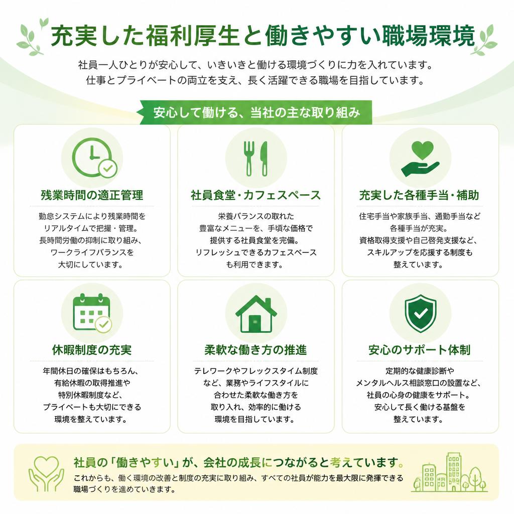 働きやすい職場環境