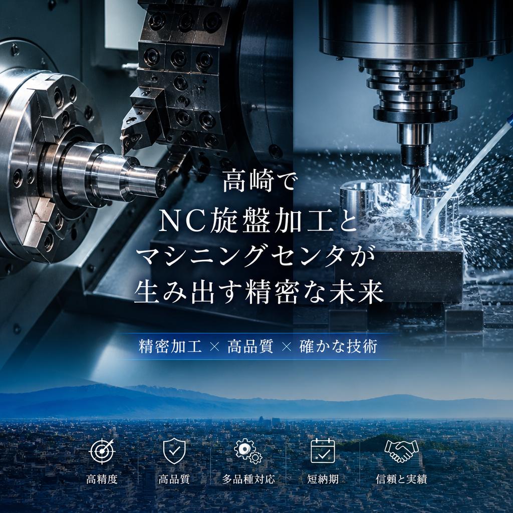 高崎でNC旋盤加工とマシニングセンタが生み出す精密な未来