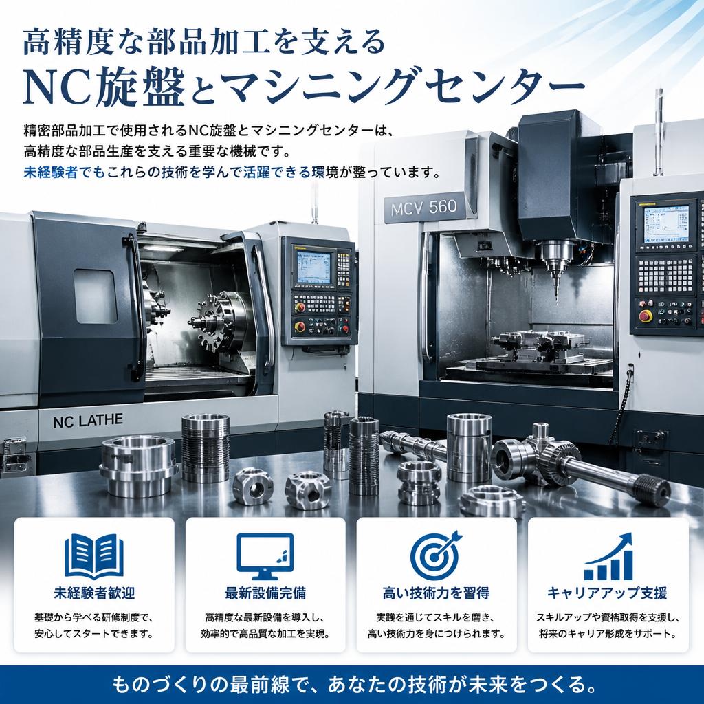 NC旋盤とマシニングセンターの魅力