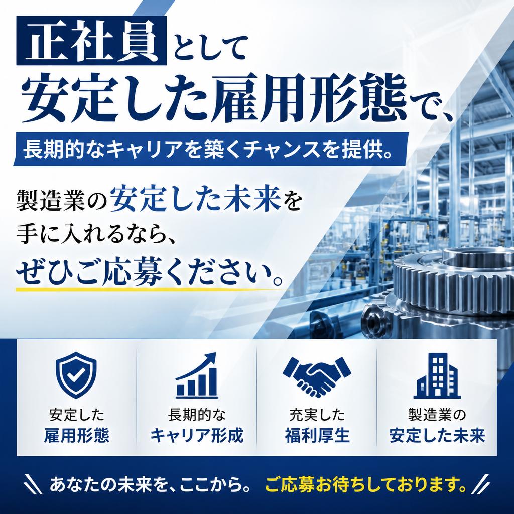安定の正社員募集