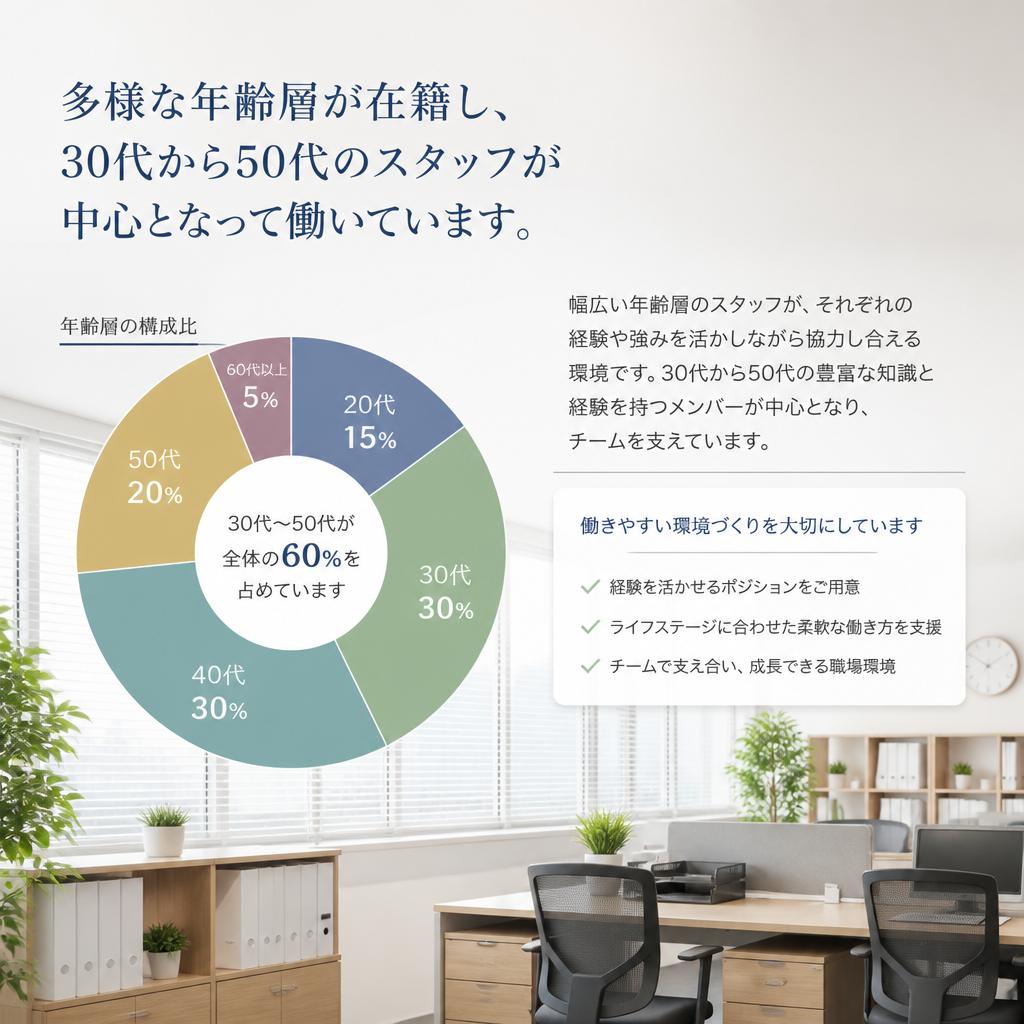 年齢に関係なく活躍