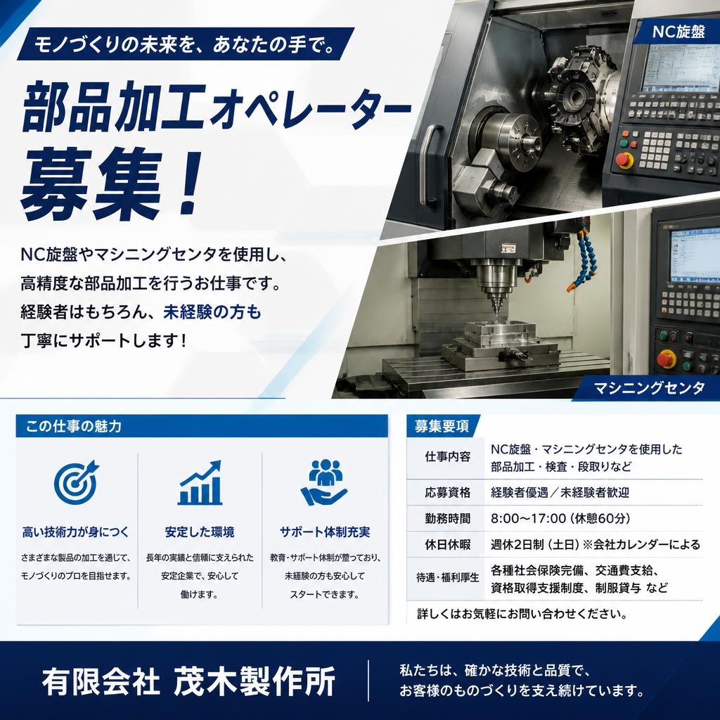 求人の内容について