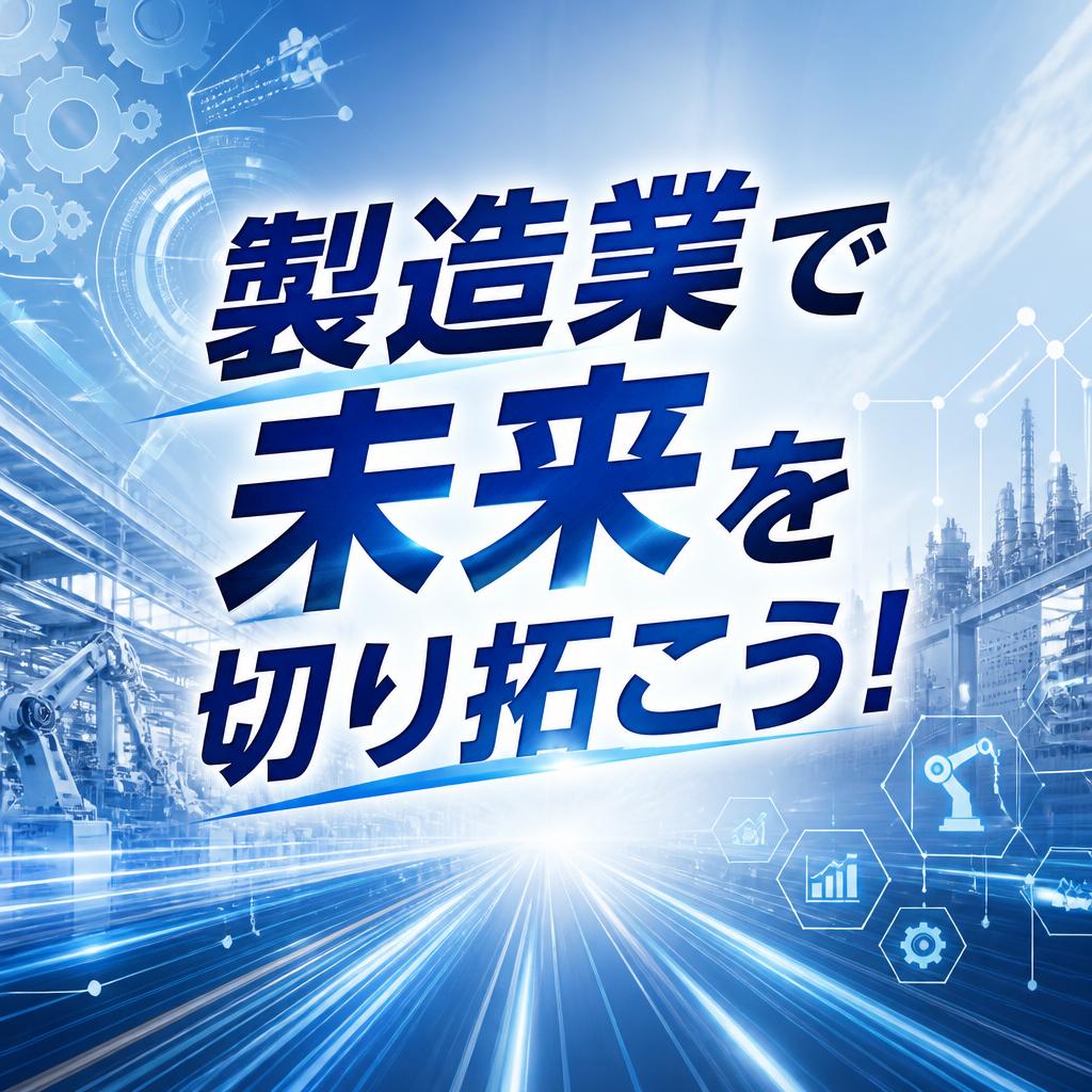製造業で未来を切り拓こう！