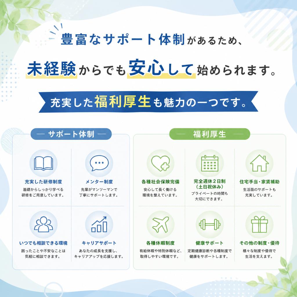 安心して働ける環境