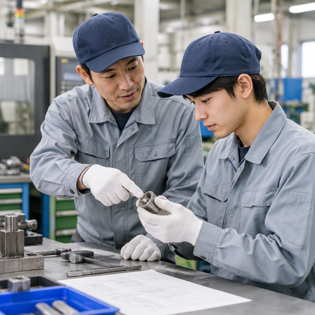道具の名前からマンツーマンで。未経験でも安心のスタート